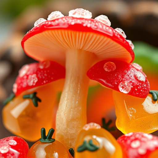 Amanita Magic Mushroom Gummies Close-Up