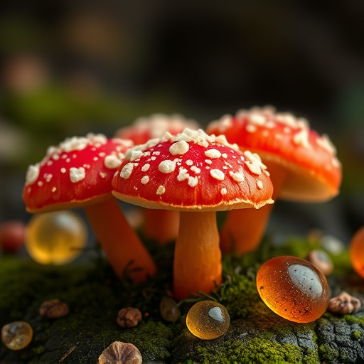 Amanita Magic Mushroom Gummies Close-Up
