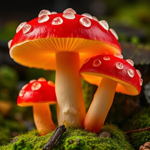 Amanita Magic Mushroom Gummies Close-Up