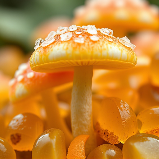 Amanita Magic Mushroom Gummies Close-Up