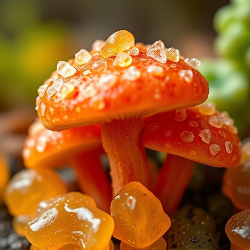 Amanita Magic Mushroom Gummies Close-Up