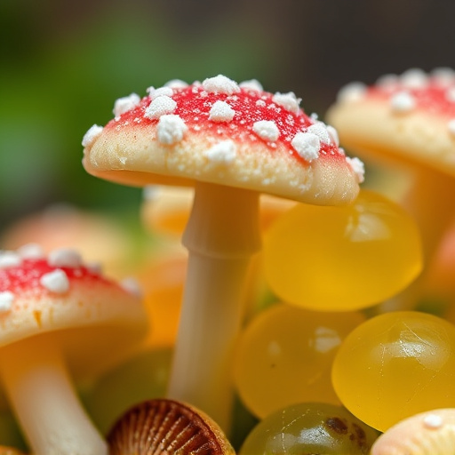 Amanita Magic Mushroom Gummies Close-Up