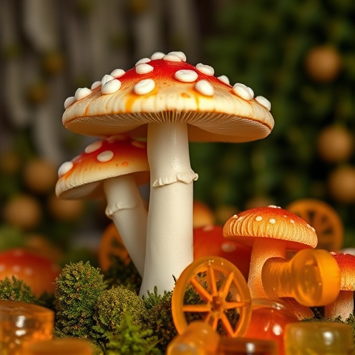 Amanita Magic Mushroom Gummies Close-Up