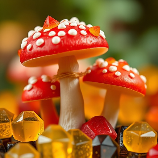 Amanita Magic Mushroom Gummies Close-Up