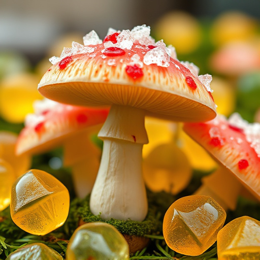 Amanita Magic Mushroom Gummies Close-Up