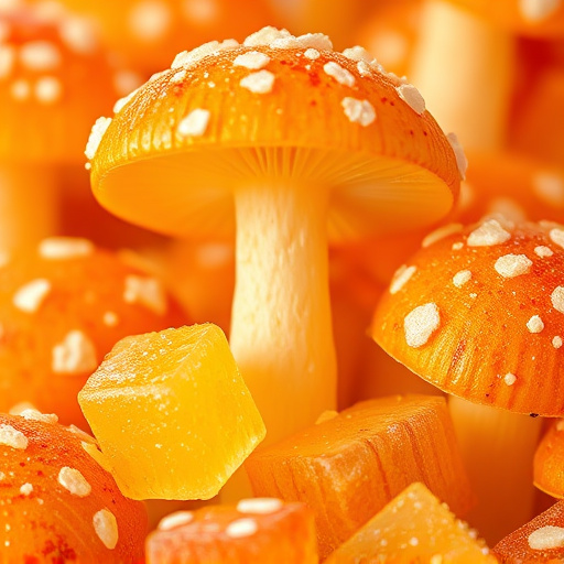 Amanita Magic Mushroom Gummies Close-Up