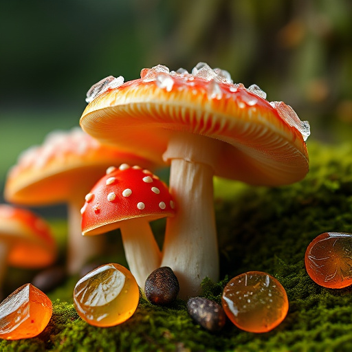 Amanita Magic Mushroom Gummies Close-Up