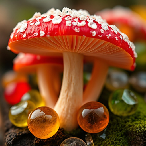 Amanita Magic Mushroom Gummies Close-Up