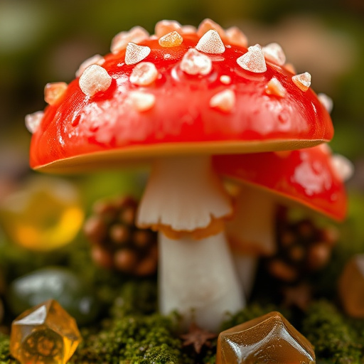 Amanita Magic Mushroom Gummies Close-Up