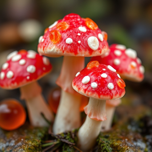Amanita Magic Mushroom Gummies Close-Up
