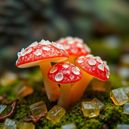 Amanita Magic Mushroom Gummies Close-Up