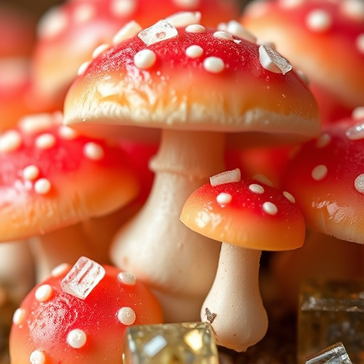 Amanita Magic Mushroom Gummies Close-Up