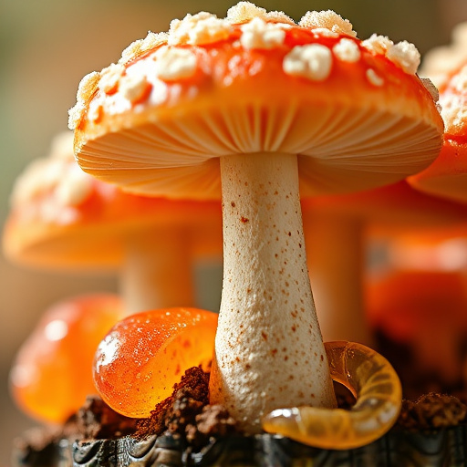 Amanita Magic Mushroom Gummies Close-Up