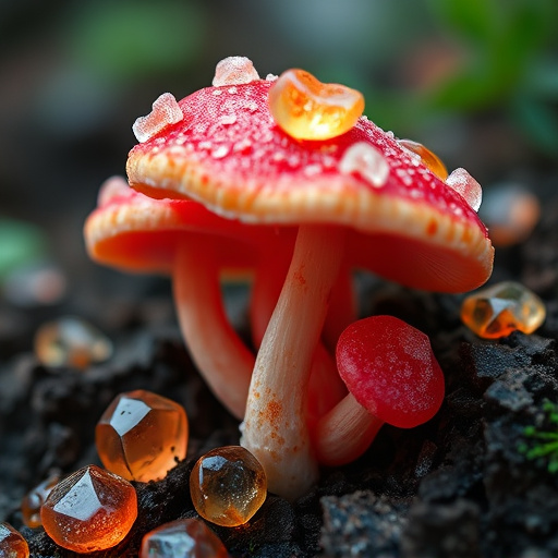 Amanita Magic Mushroom Gummies Close-Up