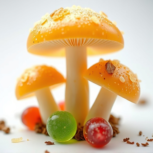 Amanita Magic Mushroom Gummies Close-Up
