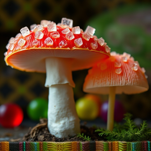 Amanita Magic Mushroom Gummies Close-Up