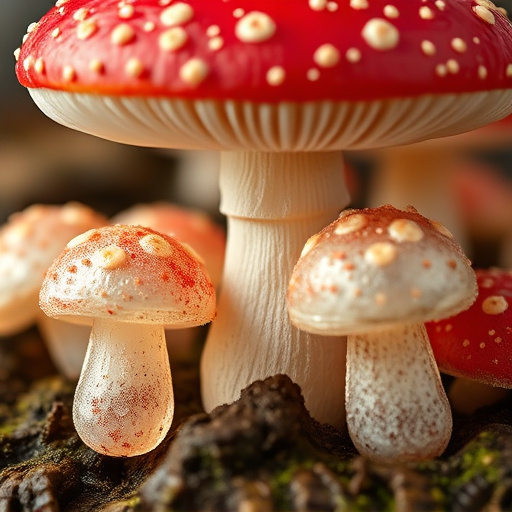 Amanita Magic Mushroom Gummies Close-Up