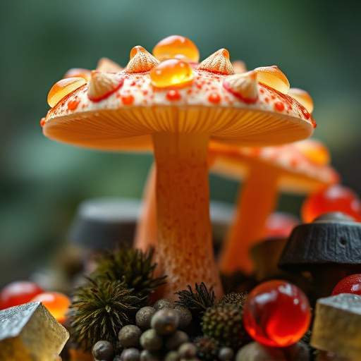 Amanita Magic Mushroom Gummies Close-Up
