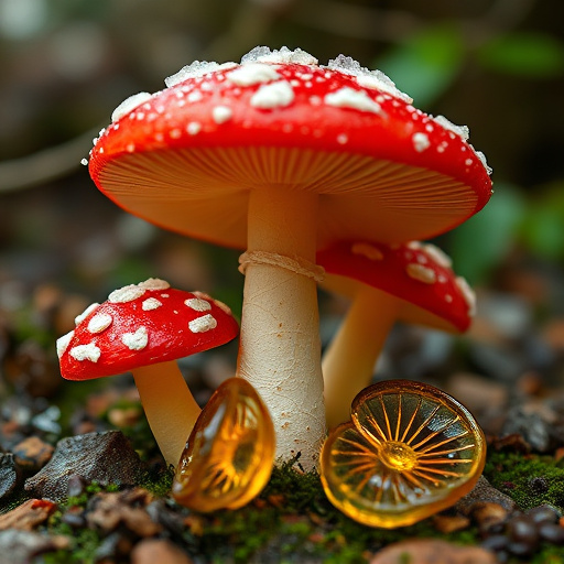 Amanita Magic Mushroom Gummies Close-Up