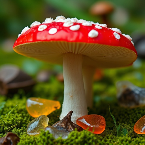 Amanita Magic Mushroom Gummies Close-Up