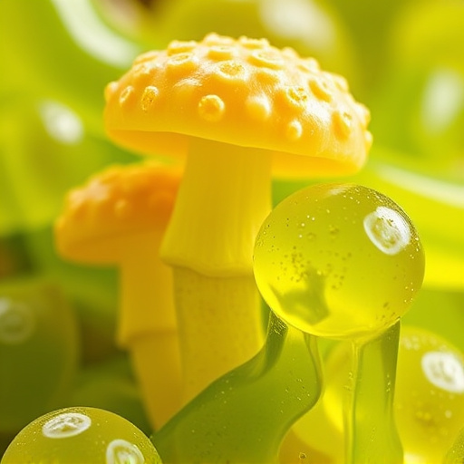 Amanita Magic Mushroom Gummies Close-Up