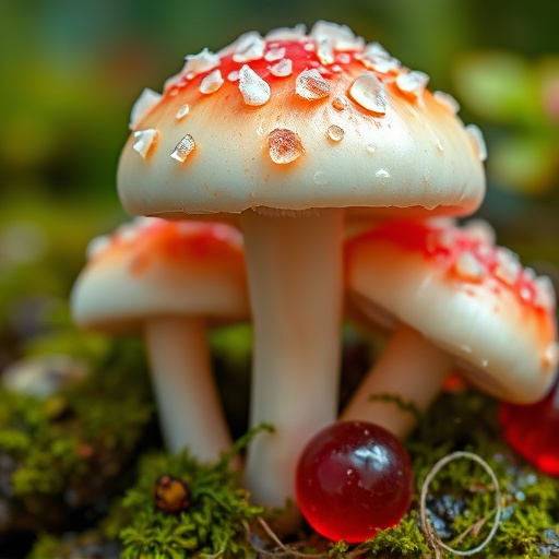 Amanita Magic Mushroom Gummies Close-Up