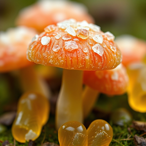 Amanita Magic Mushroom Gummies Close-Up