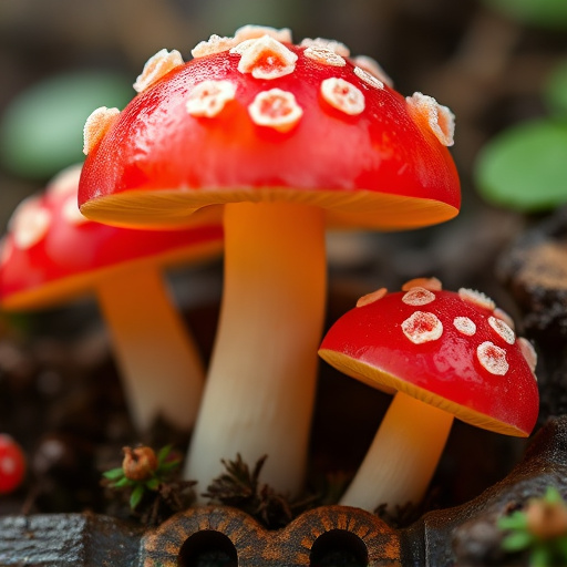Amanita Magic Mushroom Gummies Close-Up