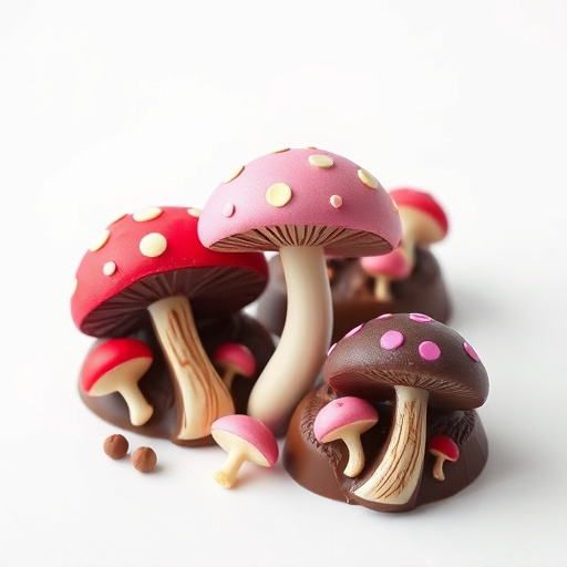 Artistic Magic Mushroom Chocolates Patterns