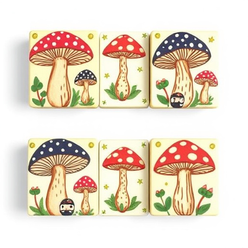 Artistic Magic Mushroom Chocolates Patterns