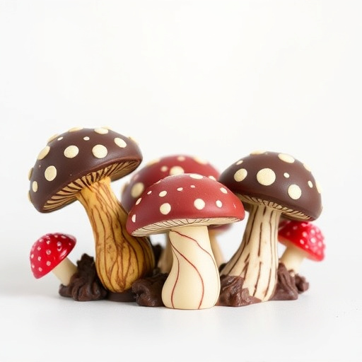 Artistic Magic Mushroom Chocolates Patterns