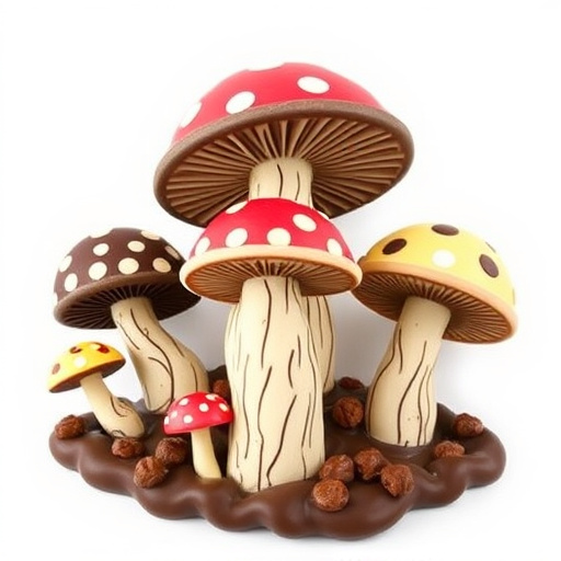 Artistic Magic Mushroom Chocolates Patterns