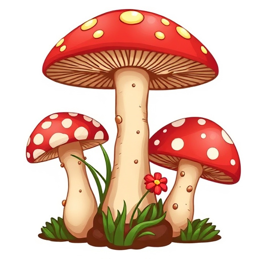 Artistic Magic Mushroom Chocolates Patterns