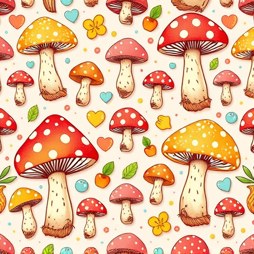 Artistic Magic Mushroom Gummies Patterns