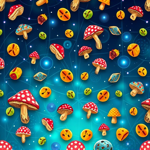 Artistic Magic Mushroom Gummies Patterns