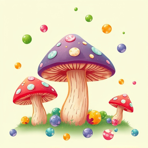Artistic Magic Mushroom Gummies Patterns