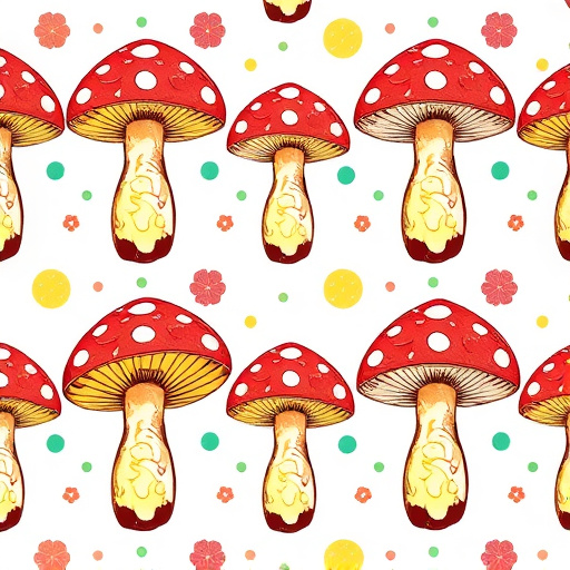 Artistic Magic Mushroom Gummies Patterns