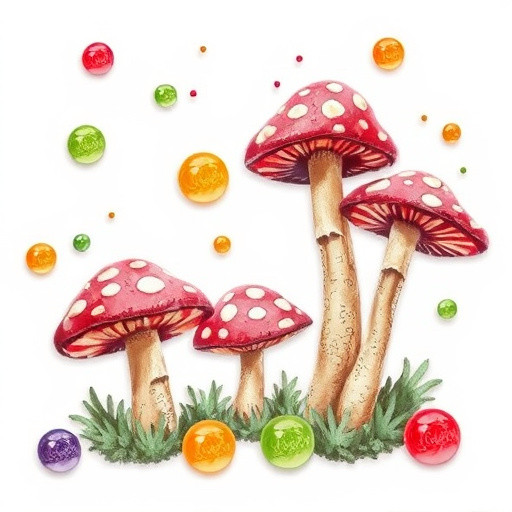 Artistic Magic Mushroom Gummies Patterns