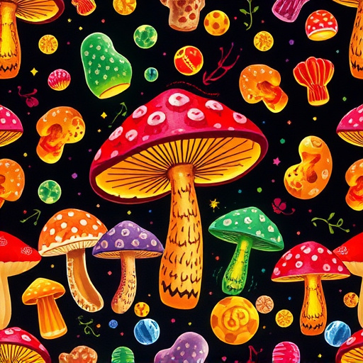 Artistic Magic Mushroom Gummies Patterns