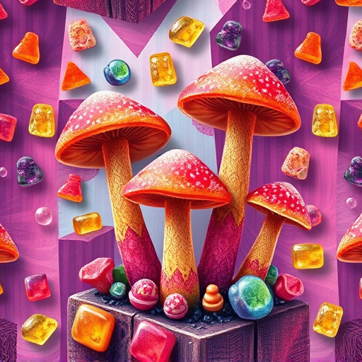 Artistic Magic Mushroom Gummies Patterns