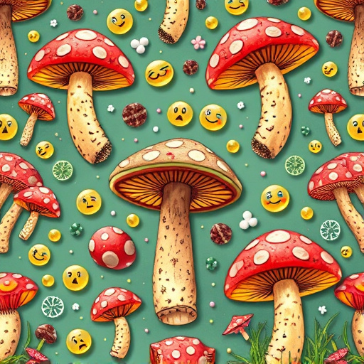 Artistic Magic Mushroom Gummies Patterns