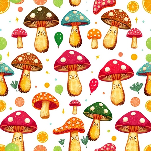 Artistic Magic Mushroom Gummies Patterns