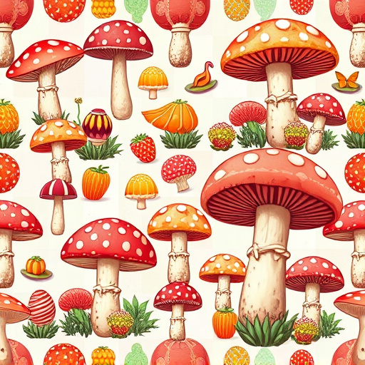 Artistic Magic Mushroom Gummies Patterns