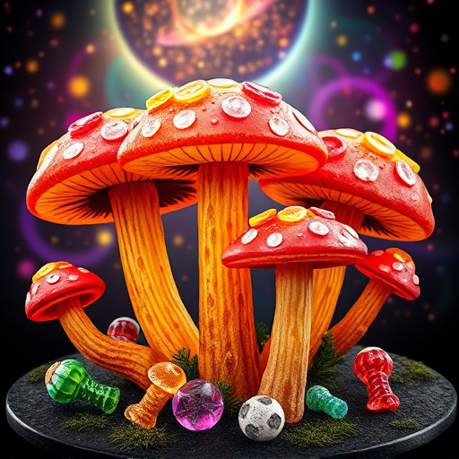 Artistic Magic Mushroom Gummies Patterns