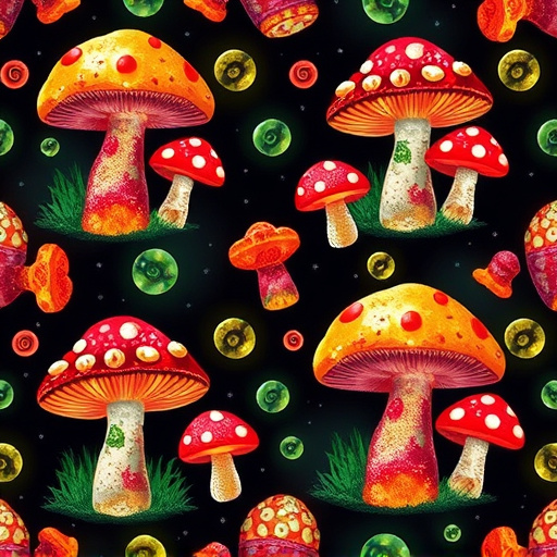 Artistic Magic Mushroom Gummies Patterns