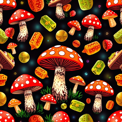 Artistic Magic Mushroom Gummies Patterns
