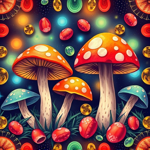 Artistic Magic Mushroom Gummies Patterns