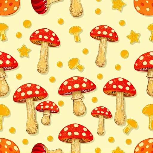 Artistic Magic Mushroom Gummies Patterns