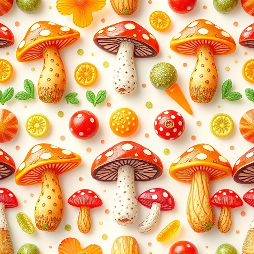Artistic Magic Mushroom Gummies Patterns