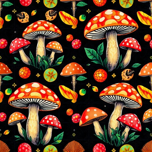 Artistic Magic Mushroom Gummies Patterns